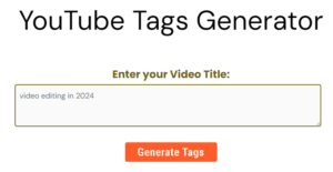 youtube video tags generator