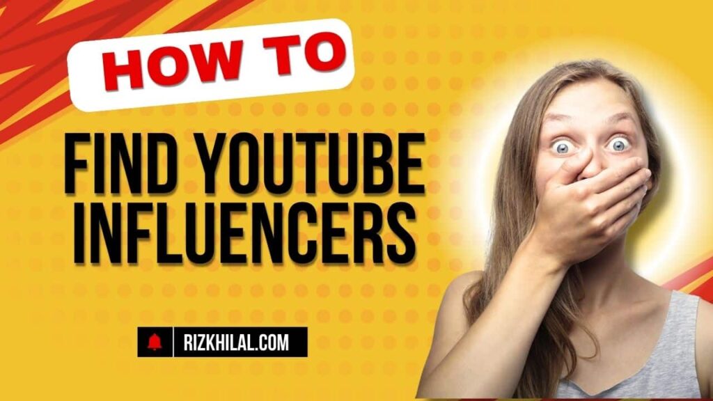 find YouTube influencers